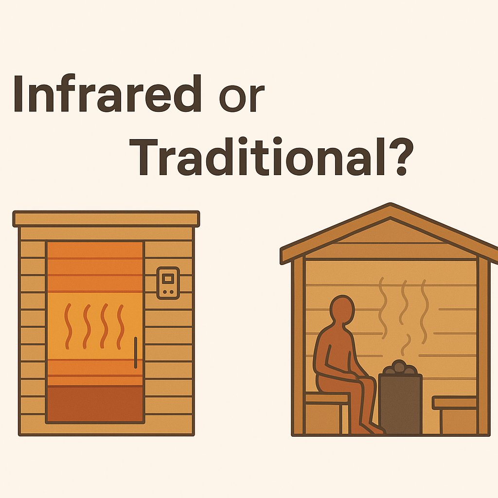 Infrared sauna vs traditional sauna